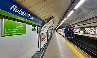 Estación Rubén Darío Metro Madrid